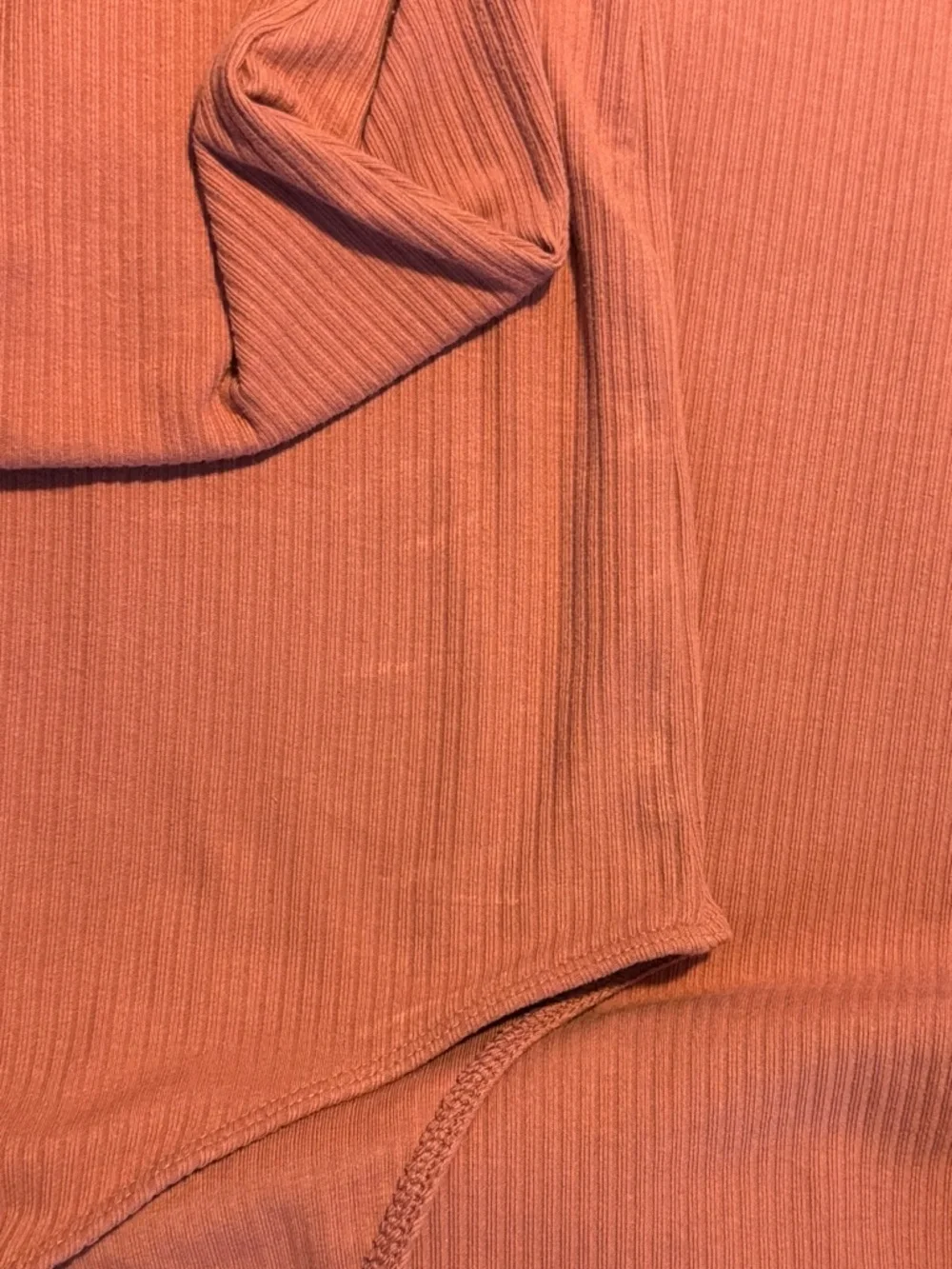 Old Navy Square Neck Ribbed Bodysuit Set of 2 (Dusty Pink & Wine) 3X